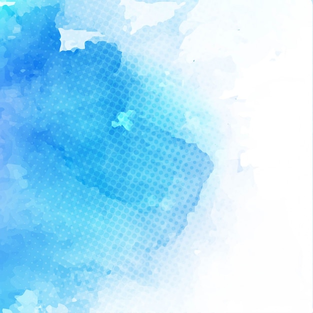 Free vector abstract background, blue watercolor texture