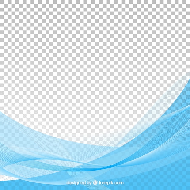 Abstract background of blue waves