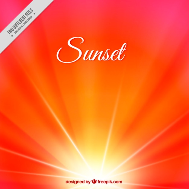 Free vector abstract background of bright sun