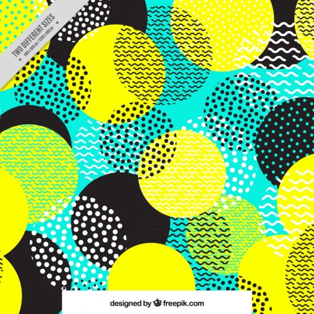 Free vector abstract background of circles