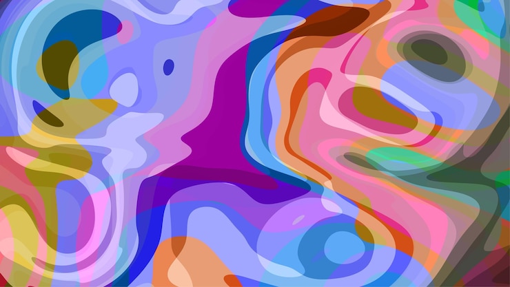 Free Vector abstract background colorful liquid texture