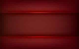 Free vector abstract background design in deep red