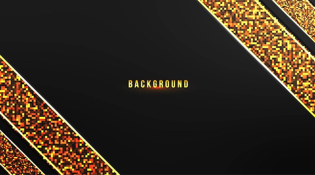Abstract background design with gold stripe