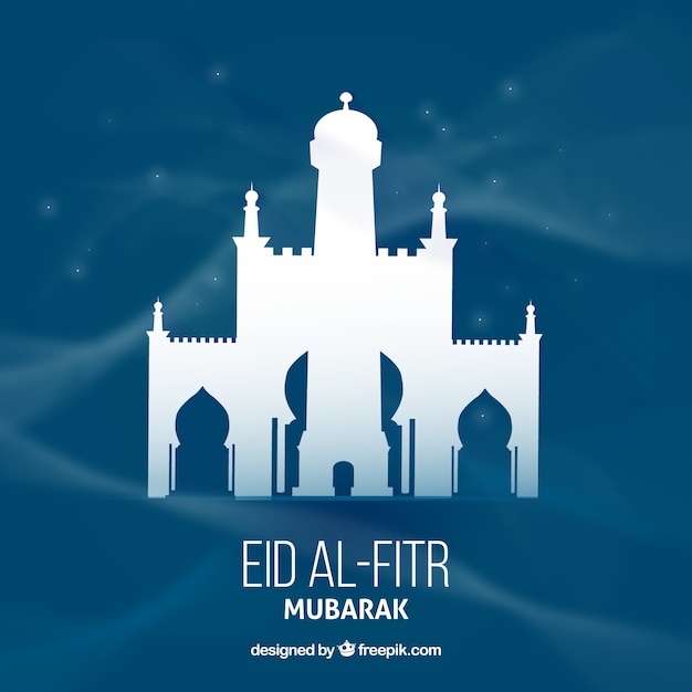 Abstract background of eid al-fitr