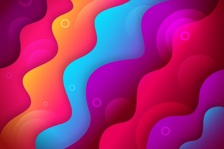 無料Vector 抽象的な背景流体組成