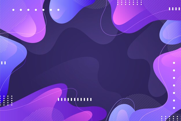 Abstract background in fluid style