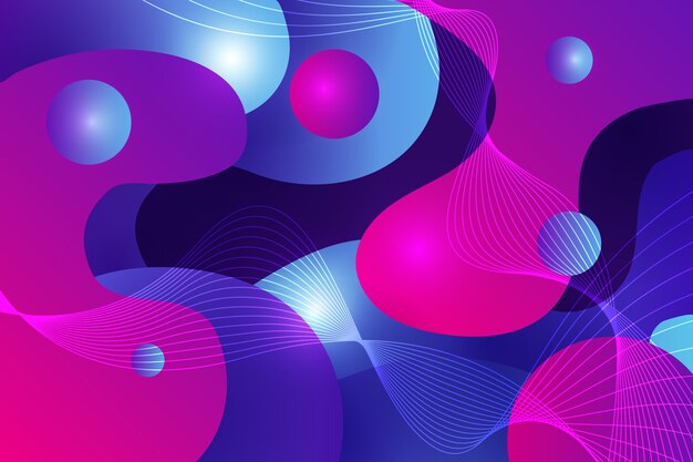 Abstract background fluid style