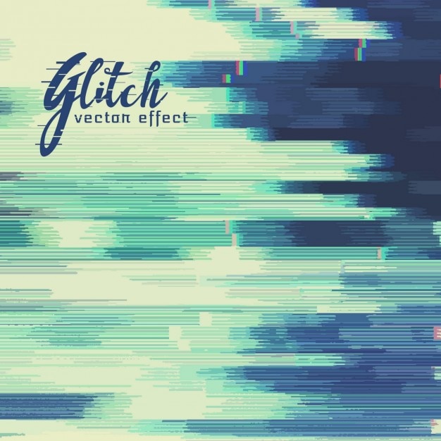 Free vector abstract background, glitch effect