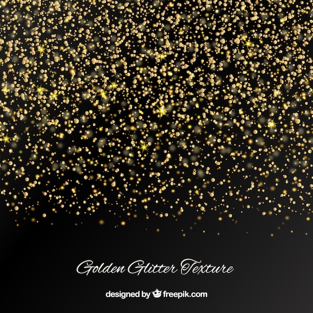 Abstract background of golden glitter