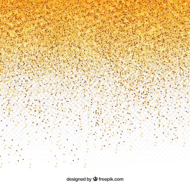 Abstract background of golden glitter