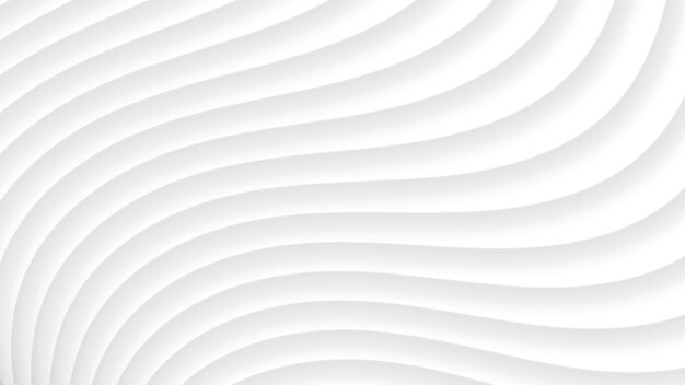 Abstract background of gradient curves in white colors