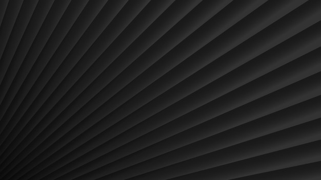 Abstract background of gradient rays in black colors