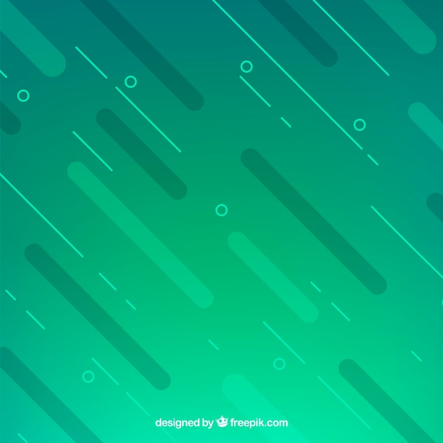 Free vector abstract background in green color