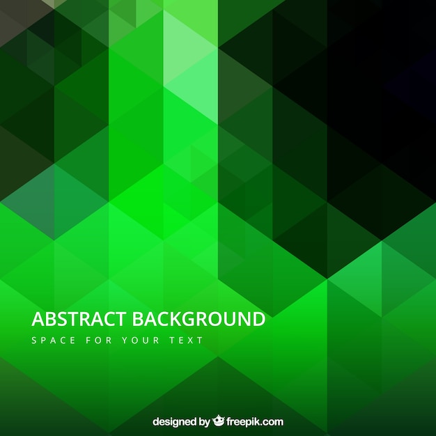 Abstract background in green tones