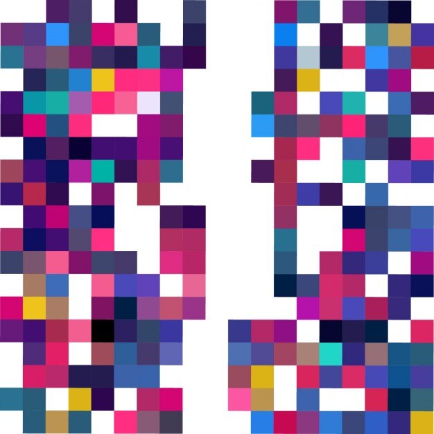 abstract background made with pixels