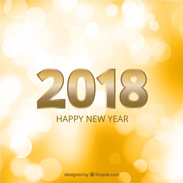Abstract background of new year 2018