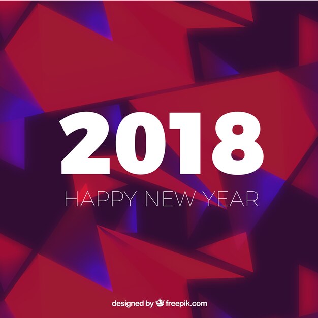 Abstract background of new year 2018