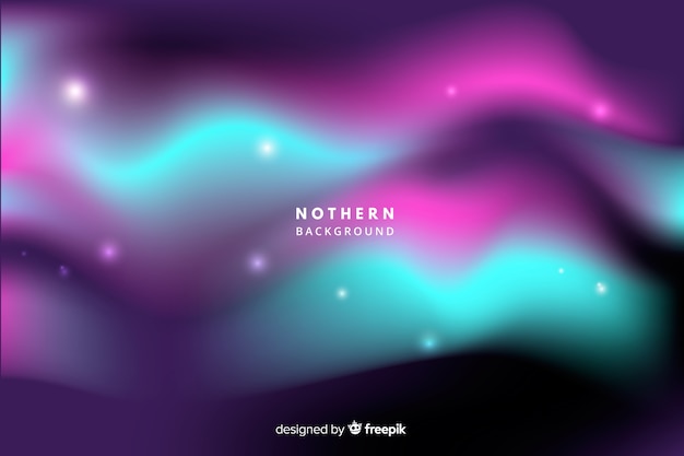 Abstract background of nothern lights