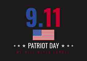 Free vector abstract background for patriot day