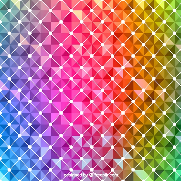 虹色の抽象的な背景