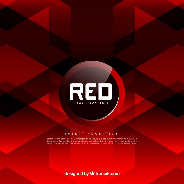 무료 Vector 빨간색으로 추상적인 배경