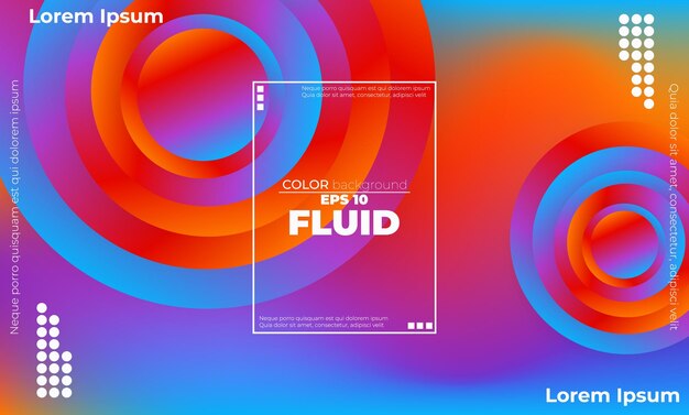 abstract background shape organic fluid colorful