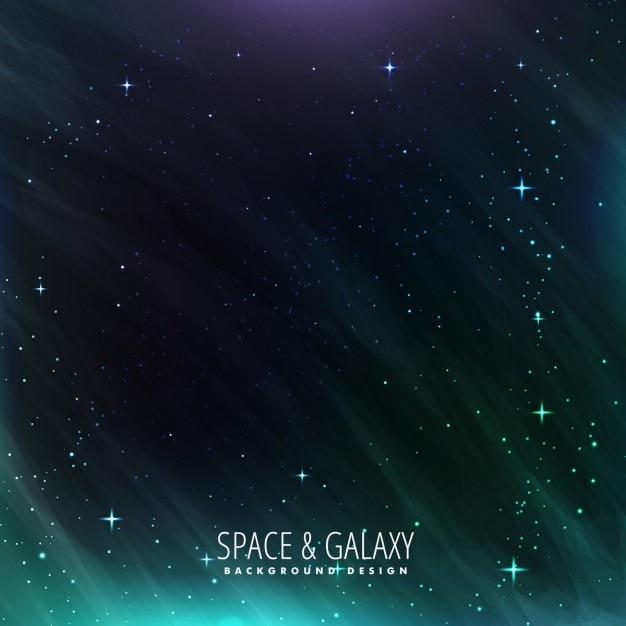 Free vector abstract background of space