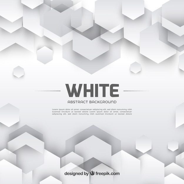 Abstract background in white color