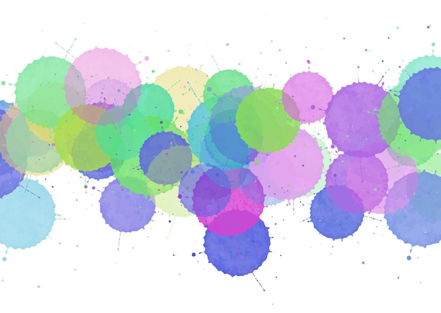 Бесплатное векторное изображение Абстрактный фон с гранж-дизайн акварель брызги