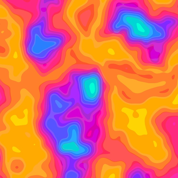 Бесплатное векторное изображение Абстрактный фон с дизайном в стиле тепловой карты