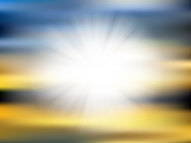 Бесплатное векторное изображение Абстрактный фон с эффектом sunburst