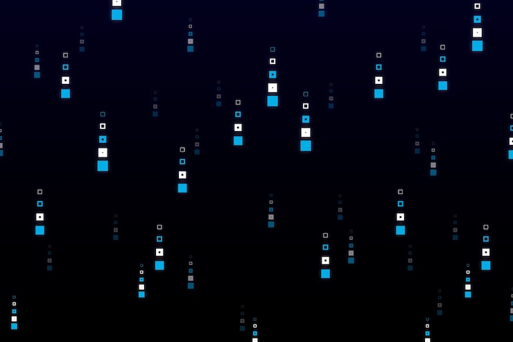 Free Vector abstract background with artificial intelligence elements