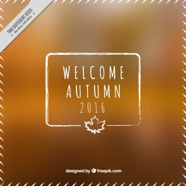 Free vector abstract background with autumnal colors