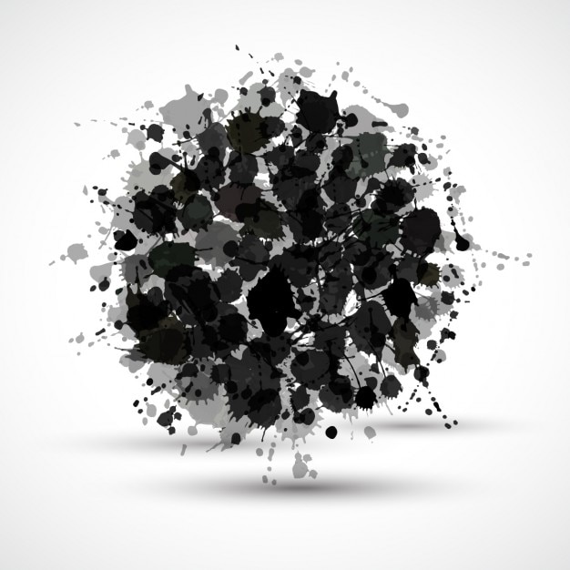Free vector abstract background with black stains