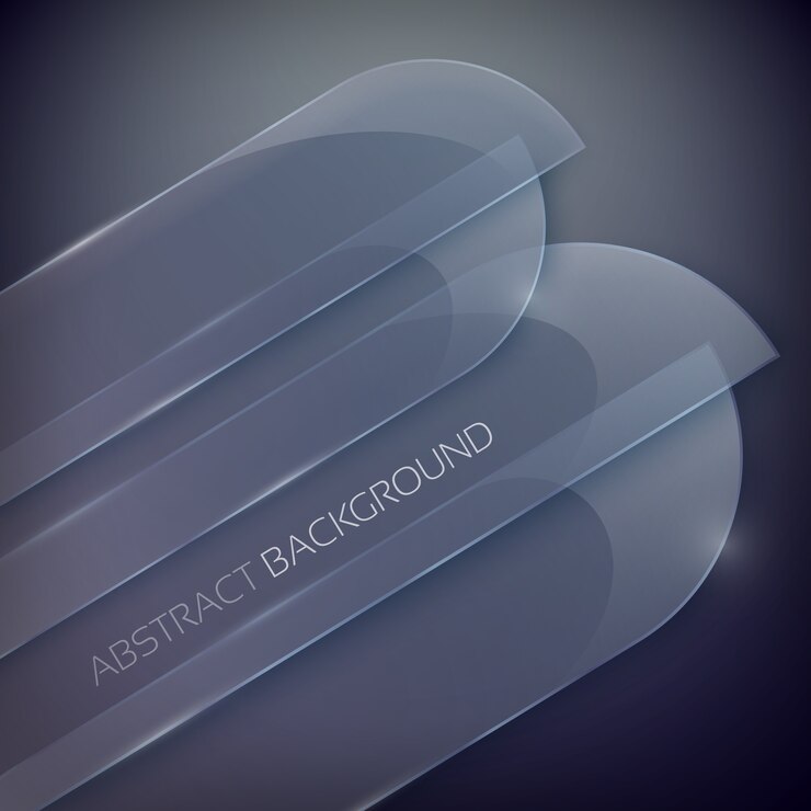 Free Vector abstract background  with blank glass shapes