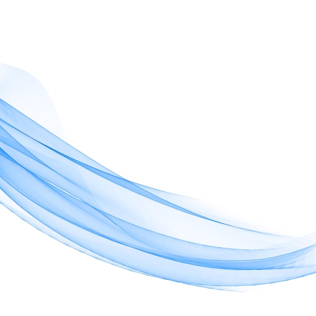 Abstract background with a blue flowing lines design