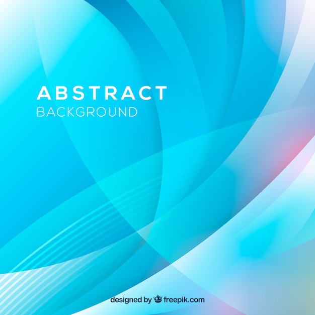 Free vector abstract background with blue lines