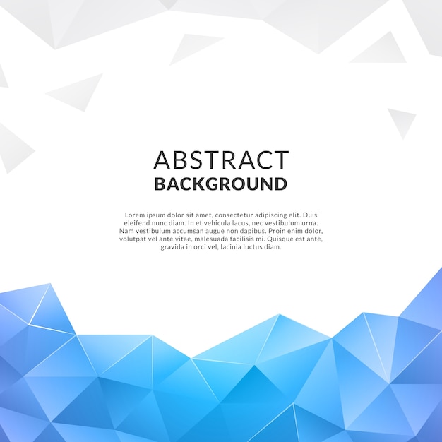 Abstract background with blue shapes