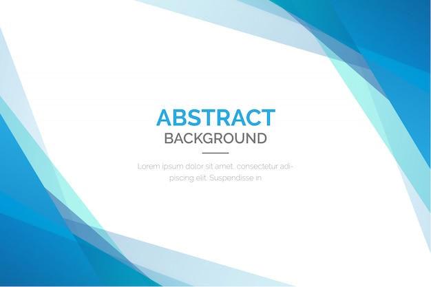 Abstract background with blue shapes