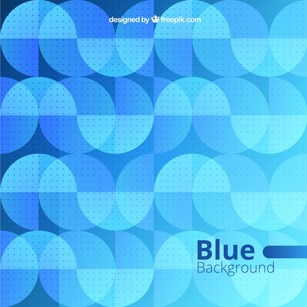 Free Vector abstract background with blue shapes