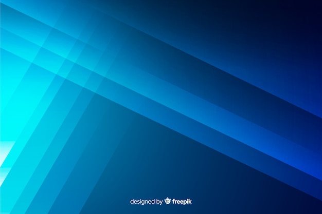 Free vector abstract background with blue shapes