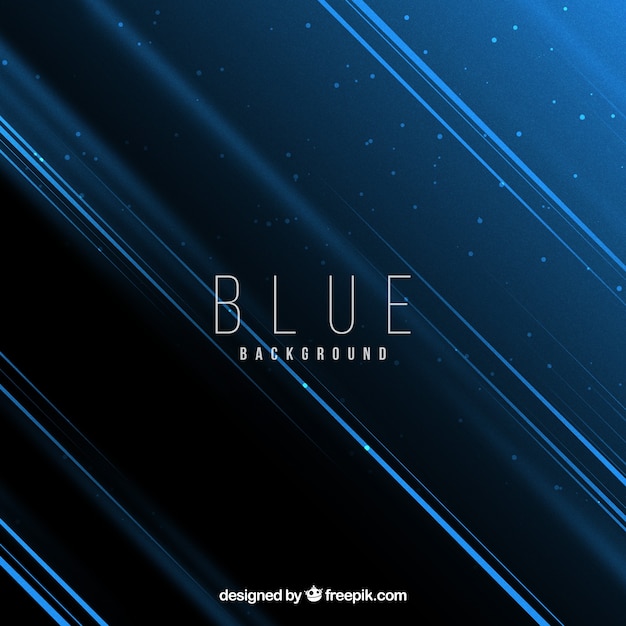 Free vector abstract background with blue style