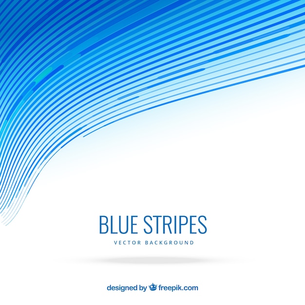 Abstract background with blue waves