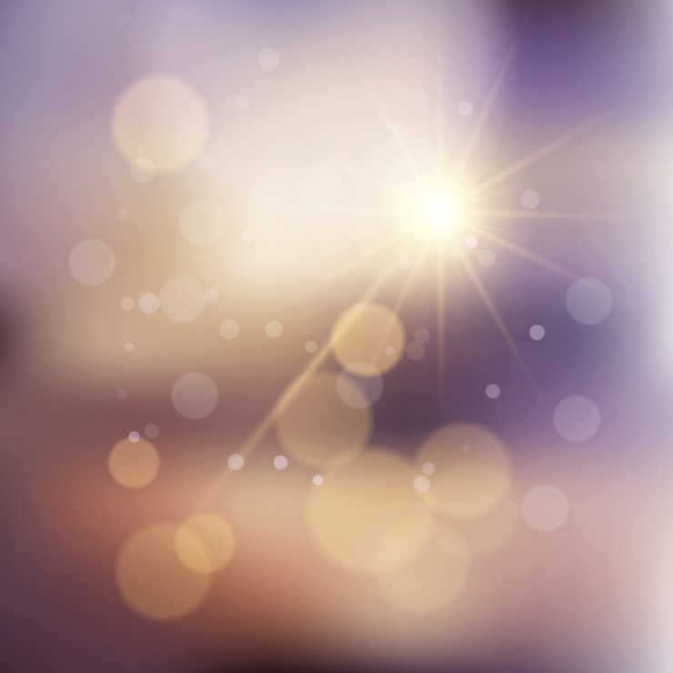 Free Vector abstract background with blurred lights