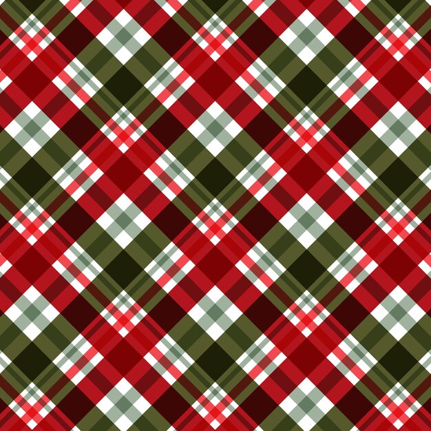 Abstract background with a Christmas themed plaid design