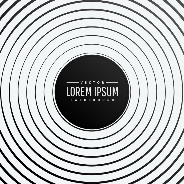 Free Vector abstract background with circular lines