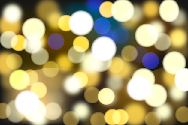 Abstract background with colorful bokeh circles