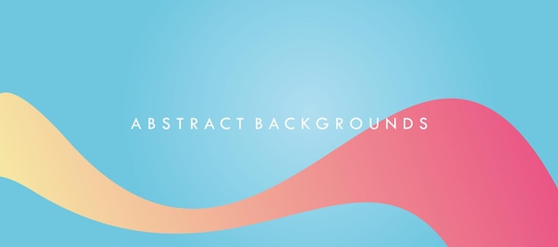 Free vector abstract background with colorful and fluid waves