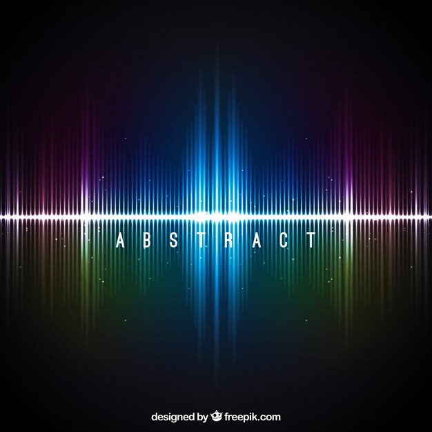 Abstract background with colorful lines