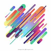 Vettore gratuito sfondo astratto con forme arrotondate colorate